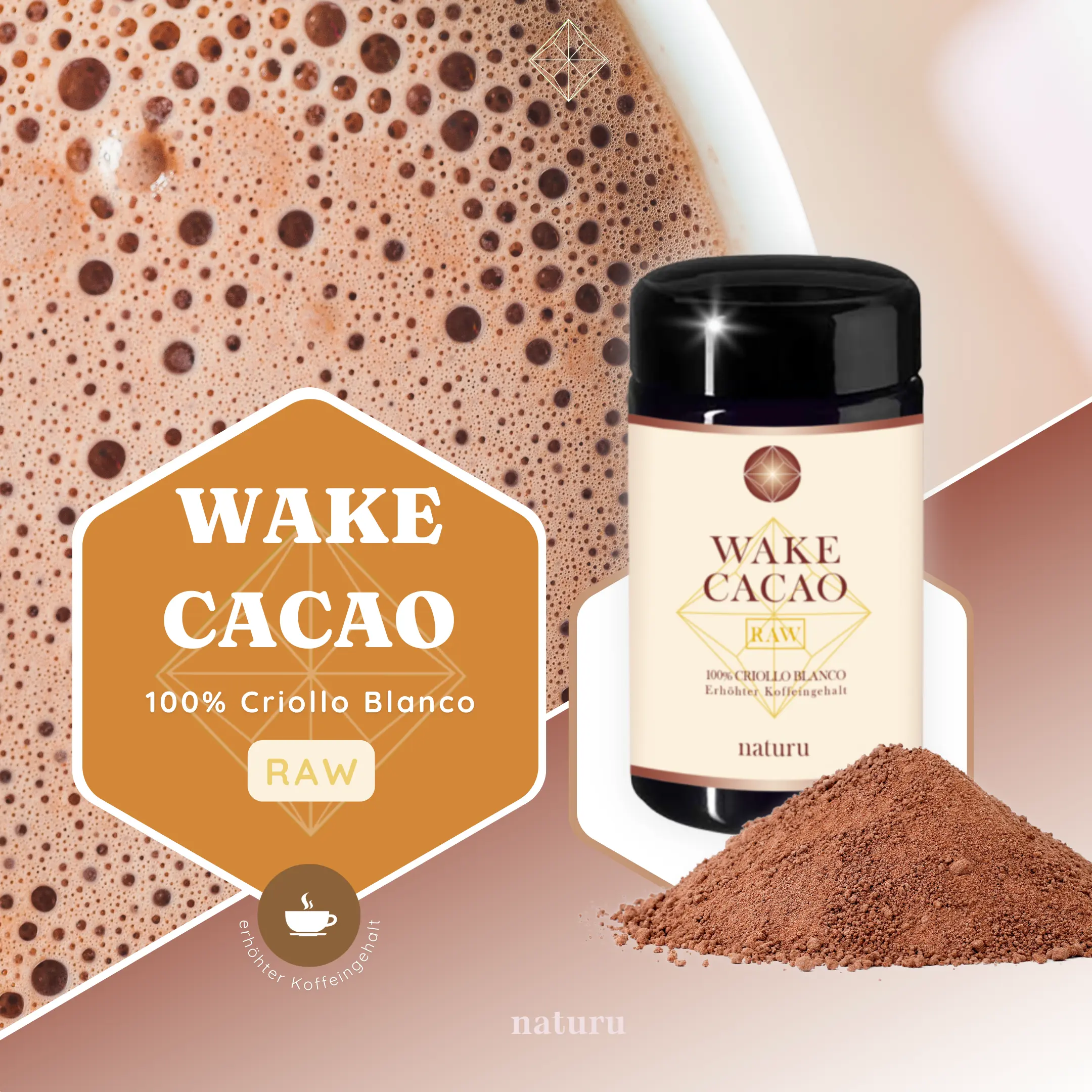 Naturu Criollo Blanco Kakao Wake Cacao Raw Produktvorstellung