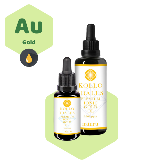 Ionisches Gold Kolloid Öl von Naturu