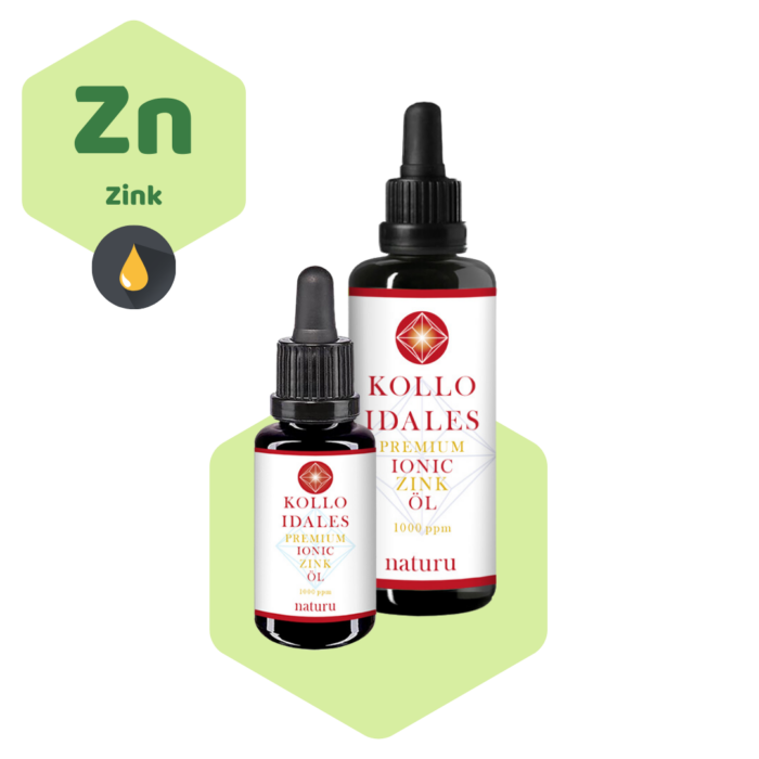 Ionisches Zink Kolloid Öl von Naturu